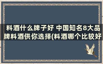 料酒什么牌子好 中国知名8大品牌料酒供你选择(料酒哪个比较好)